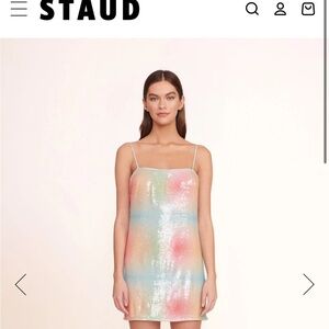 NWT SEQUIN STAUD DRESS